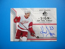 2006/07 UPPER DECK SP SIGN OF THE TIMES CARD ST-KD KRIS DRAPER NM AUTO AUTOGRAPH