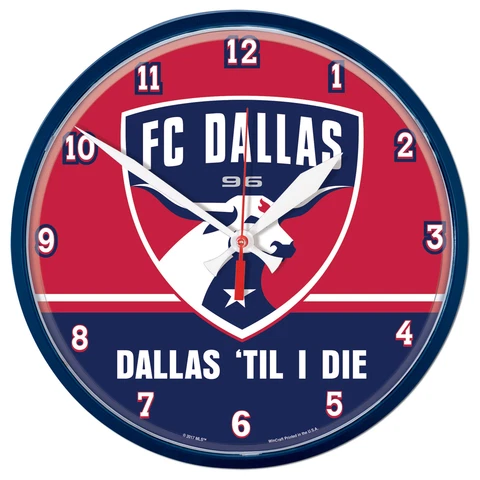 WinCraft FC Dallas 12.75" Round Wall Clock Cover