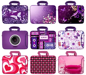 Borsa a tracolla per laptop in neoprene colore verde 15 pollici con tasca laterale - Foto 1 di 26