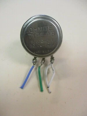 Potenciómetro Ohmite CU-5031 usado, vintage 50K OHM  Foto 1 de 3