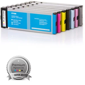 7x ink cartridges 220ml NOVA-X® K2 compatible to Epson® Stylus Pro 7600 | 9600 - Picture 1 of 1