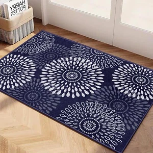 Area Rug 2'x3' Entryway Rug Non-Slip Washable Hallway Runner Rug Ultra-Thin F... - Picture 1 of 7