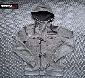Element Skateboard Gray Black Zip up Hoodie Sweater Size Small Polyester 105945 - Picture 1 of 11