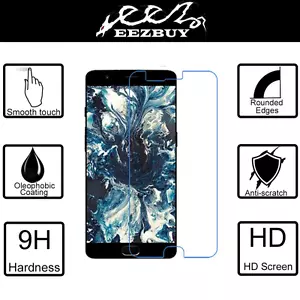 Real Tempered Glass Film Screen Protector Guard Cover For OnePlus 5 - Picture 1 of 5