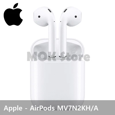 Apple AirPods 2nd Ge White MV7N2KH/A Genuine Airpod Sealed New Retail Box Fedex - Image 1 of 4