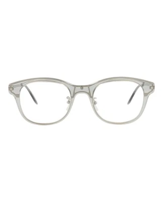 Alexander McQueen Para Hombres Redondo/Ovalado Gris Plata Transparente Diseñador de Moda Foto 1 de 4