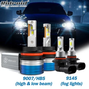 For Ford F150 1999 2000 2001 2002 2003 6500K LED Headlight Fog Light Bulbs Kit - Picture 1 of 20