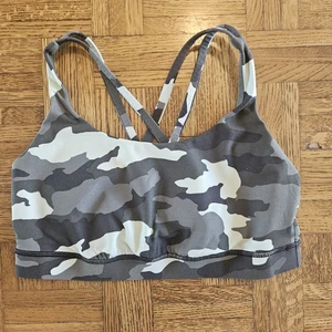 Lululemon Energy BH B-D Cup Größe 8 Camouflage Punkte BH Träger - Bild 1 von 8