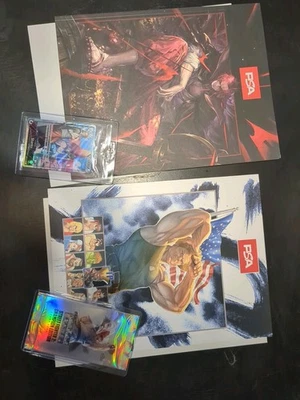 🔥 👊 GUILE & SHANKS PSA Holo Sealed Promo CARDS- June/July 2025 + Magazine's - Image 1 of 4