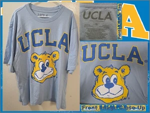Retro 60er Logo Style UCLA Bruins Grafik hellblau Shirt Gr. XL NEU ohne Etikett - Bild 1 von 9