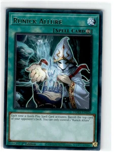 Yu-Gi-Oh! Runick Allure Raro TAMA-EN028 Ligeramente Jugado 1ª Edición - Imagen 1 de 2
