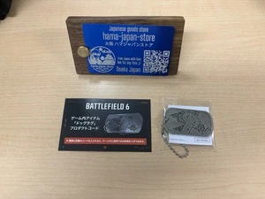 Battlefield 6 Dog Tag with Code TGS 2025 Tokyo Game Show Japan Exclusive InStock - Picture 1 of 7