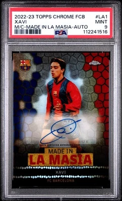 Xavi Hernandez 2022-23 Topps Made In La Masia Autograph/Signed #LA1 PSA 9 - Image 1 of 4