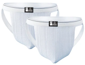 Pack de dos soportes de natación McDavid, blanco, pequeño - Imagen 1 de 2