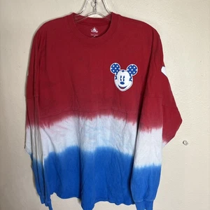 Disneyland Spirit Trikot 4th of July Shirt Erwachsene Medium rot weiß blau USA - Bild 1 von 10