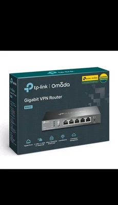 TP-Link ER605 v2 | Omada 5-Port Gigabit Multi-WAN VPN Router | 3 Config WAN/LANs - Image 1 of 4