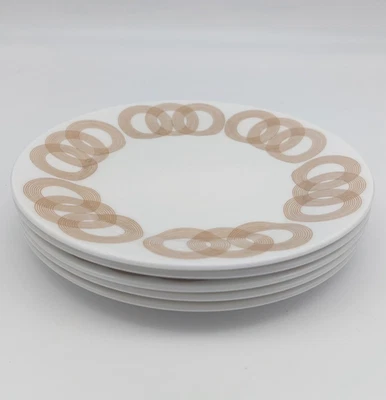 John Russell Olympus Side Plates x5 17.3cm Hostess Tableware 1970s Vintage - Image 1 of 4