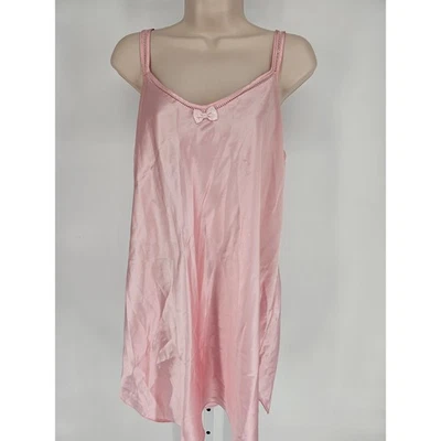 Camisón vintage de satén rosa claro para mujer Secret Treasures años 90 talla L Foto 1 de 4