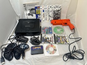 Sega Saturn Lot: Controllers, Games, Cords, Manuals, Game Shark | WORKS TESTED
