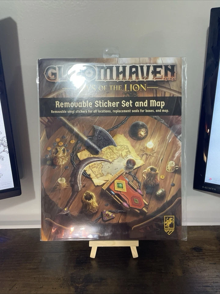 Gloomhaven: Jaws of the Lion Removable Sticker Set & Map - Image 1 of 1