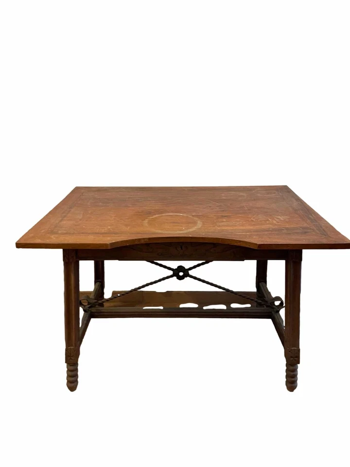 BUREAU. STYLE MODERNISTE. BOIS DE NOYER. ESPAGNE. XIX-XX SIÈCLE. - Photo 1/1