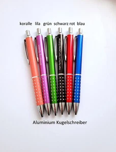 2 Stück!! Kugelschreiber mit Gravur, Aluminium, Metall, Lasergravur,  Kuli - Bild 1 von 4