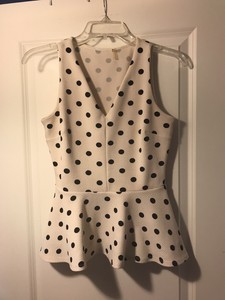 nordstrom polka dot blouse