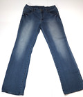 Baccini Bootcut jean bleu femme taille 10 bleu 5 poches taille moyenne lavage