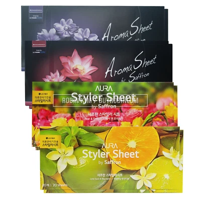 LG Genuine TROMM AURA Styler Aroma Kit by Saffron 2 Packs (40 sheets)[WORLDWIDE] - Image 1 of 2