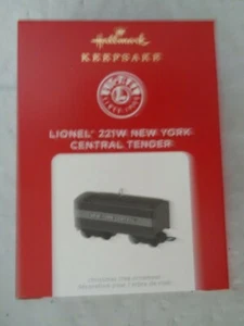 2021 - Hallmark Keepsake - Lionel 221W New York Central Tender Train Ornament - Picture 1 of 1