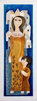 ARTE ISRAELÍ - Sami Briss - Serigrafía sobre papel - Edición limitada - Firmado a mano Foto 1 de 4