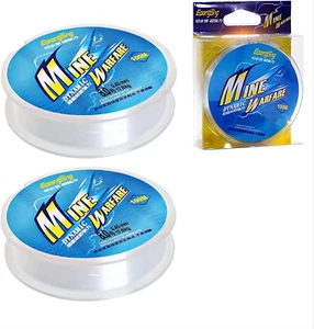2 Roll Clear Fishing Line Set,200M Monofilament Leader Line,0.45Mm Nylon Fishing - Picture 1 of 7