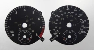 Lockwood Speedo Conversion Dial KMH to MPH Fits: Volkswagen Polo GTi MK5 - Picture 1 of 1