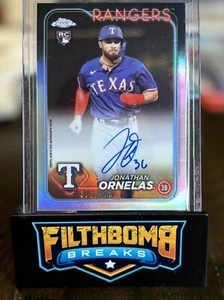 2024 Topps Chrome - Rookie Autographs Refractor #RA-JO Jonathan Ornelas /499... - Picture 1 of 2