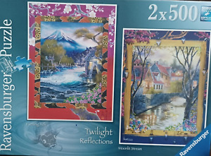 Ravensburger -2X500 piece - Twilight Reflections by Teramoto2011 - jigsaw puzzle