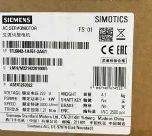 1pcs Servomotore SIEMENS 1FL6042-1AF61-2AG1 - Foto 1 di 1