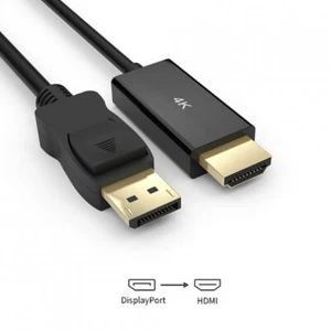 Simplecom DA201 4K DisplayPort to HDMI Cable 1.8M - Picture 1 of 2