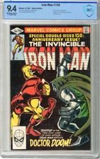 Iron Man # 150  CBCS  9.4  NM  Off white/wht pgs  9/81  Dr. Doom cover & App. Mo