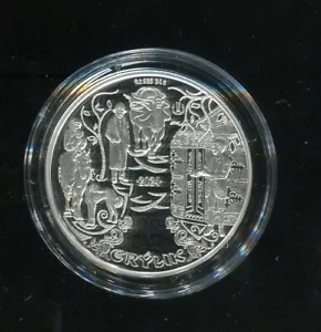 KAZAKHSTAN: 2024 Silver coin 1000 Tenge ERYLIK National traditions Proof - Picture 1 of 4