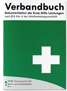 Verbandbuch Erste Hilfe - Heraustrennbare Seiten nach DSGVO Verbandsbuch DIN A5 - Bild 1 von 5