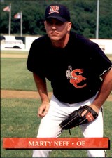 1994 Sioux City Explorers Collect-A-Sport #19 Marty Neff Anaheim California Card