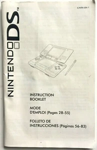 MANUALE ISTRUZIONI CONSOLE NINTENDO DS ORIGINALE VINTAGE ~ NO CONSOLE ~ NO GIOCO ~ - Foto 1 di 2