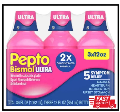 Pepto Bismol Ultra, 5 Symptom Digestive Relief Liquid, 36 Ounces - Image 1 of 3