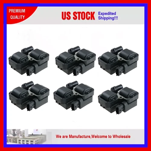 6PC Ignition Coil EMB320 for MERCEDES-BENZ S430 CLK500 E55AMG 2001-2005 UF359 - Image 1 of 1