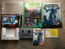 Cybernator (Super Nintendo SNES) Complete CIB w/ Ads