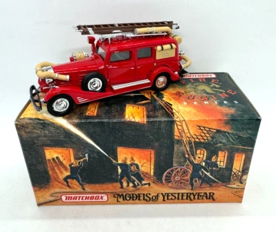 Matchbox Models Of Yesteryear 1933 Cadillac Fire Wagon 1:43 YFE-03 NOS w/Box - Image 1 of 4