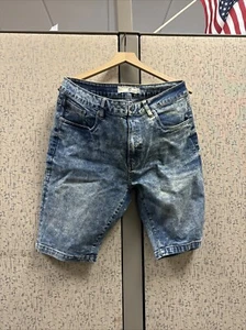 Refinery Republic Herren Gr. 36 Blau Denim Jeans Distressed Slim Shorts - Bild 1 von 11