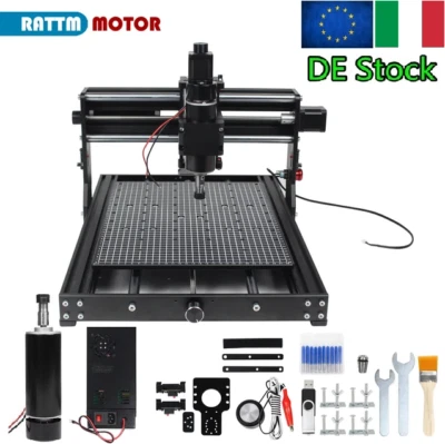 【IT】4030 Pro CNC Router GRBL Control Engraving Milling Machine Kit +500W Spindle - Immagine 1 di 4