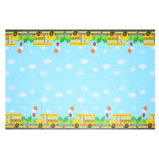  School Season Tablecloth or Child PE Dining Cover Plastic Tablecover
