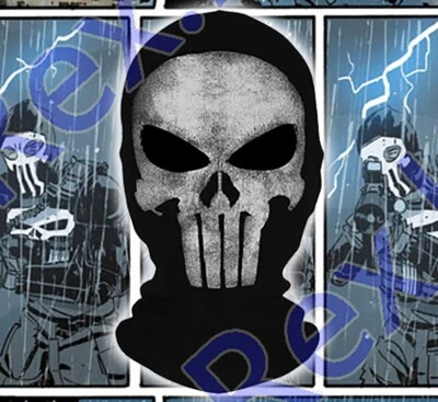 Punisher - Marvel Comics Frank Castle Mask Balaclava Cosplay - Image 1 of 4